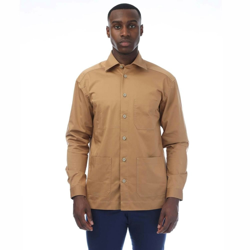 Boss Mens P-Cory Multi Pocket Shirt - Beige