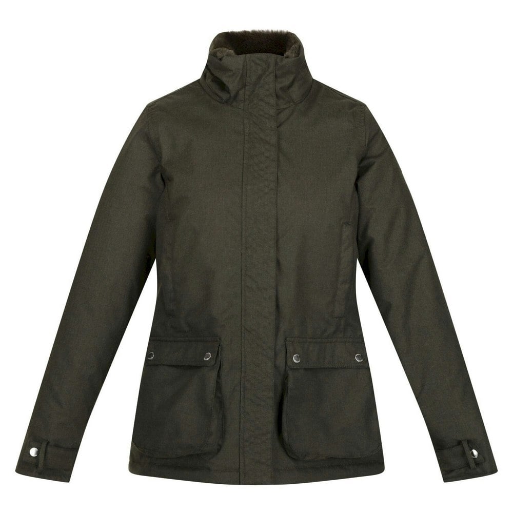 Regatta Women's Leighton Waterproof Jacket - Dark Khaki