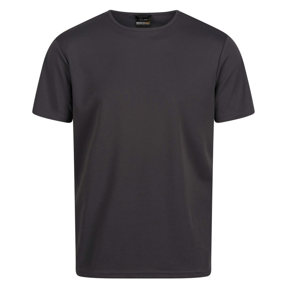 Regatta Mens Pro Reflective Moisture Wicking T-Shirt - Seal Grey