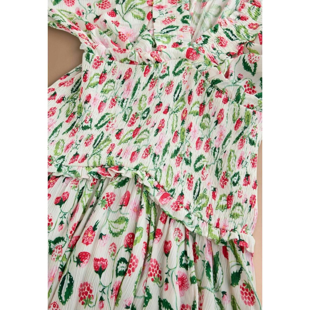 Cath Kidston Womens Strawberry Beach Dress - White - White - 100% Viscose
