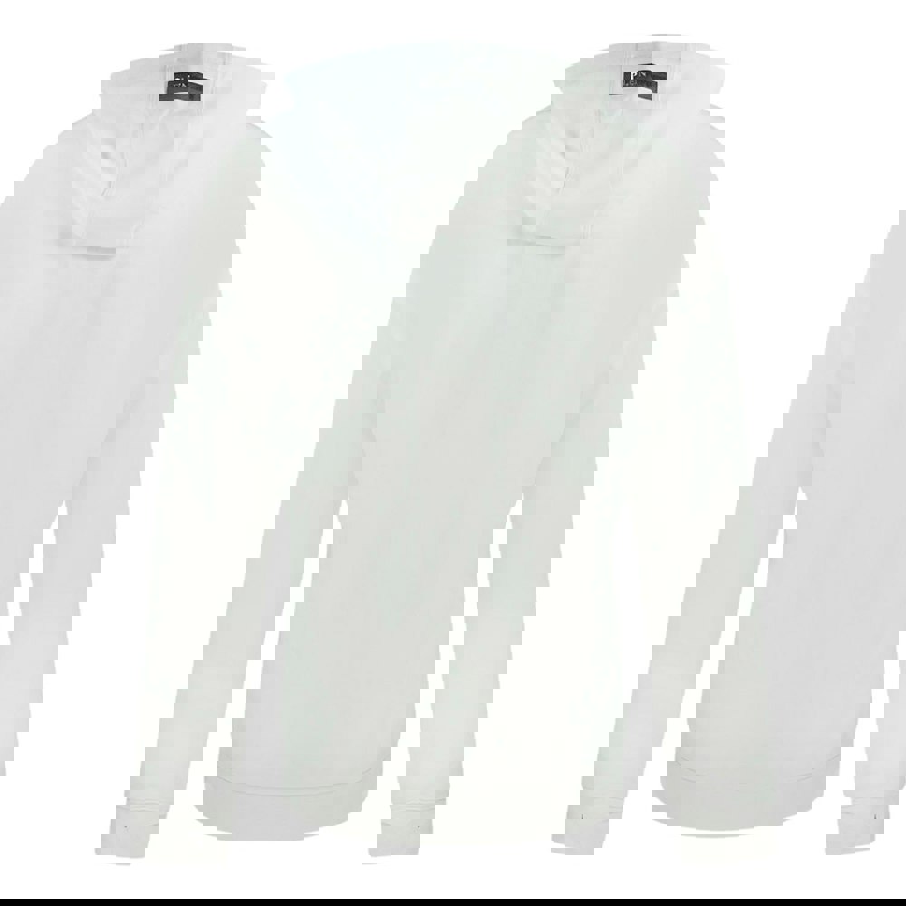 Plein Sport Side Logo White Hoodie