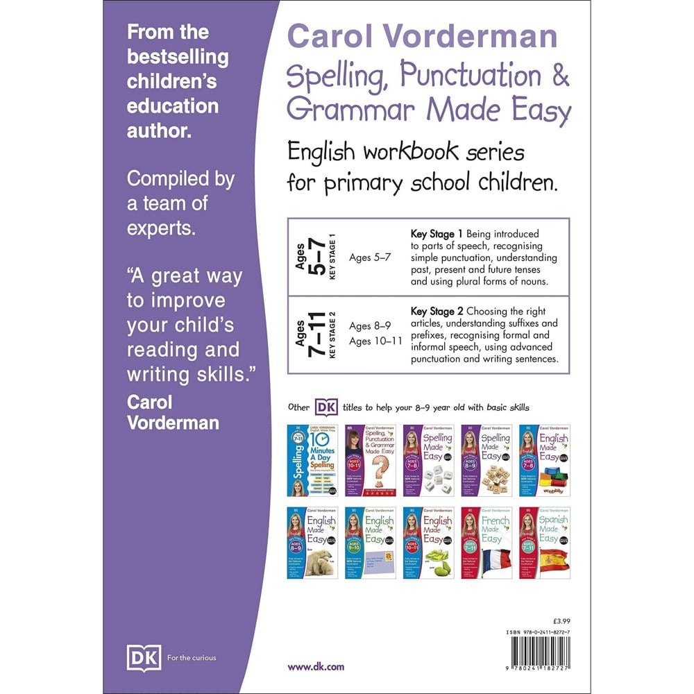 Spelling, Punctuation & Grammar Made Easy, Ages 8-9 (Key Stage 2)