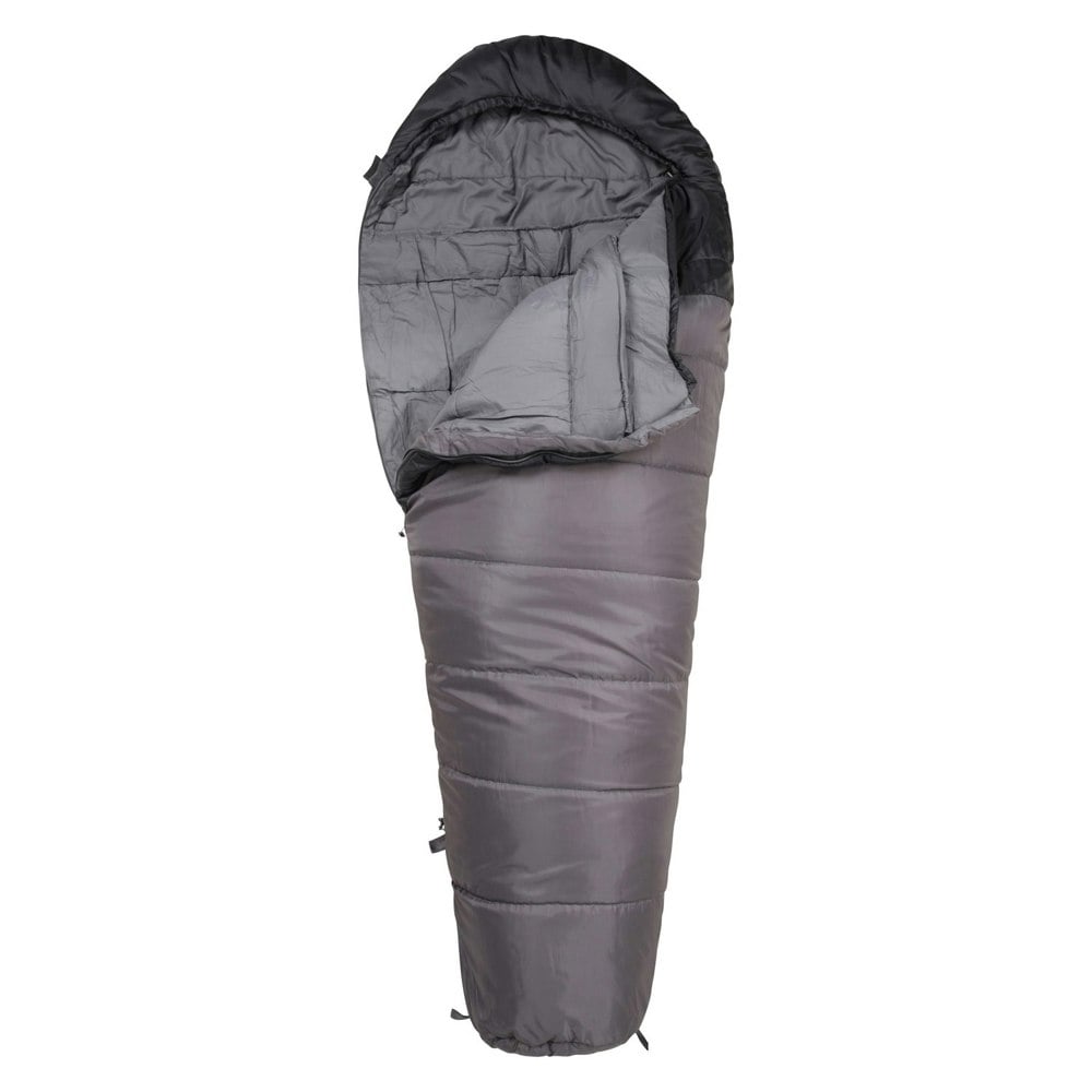 Mountain Warehouse Summit 250 Left Zip Mummy Sleeping Bag - Grey