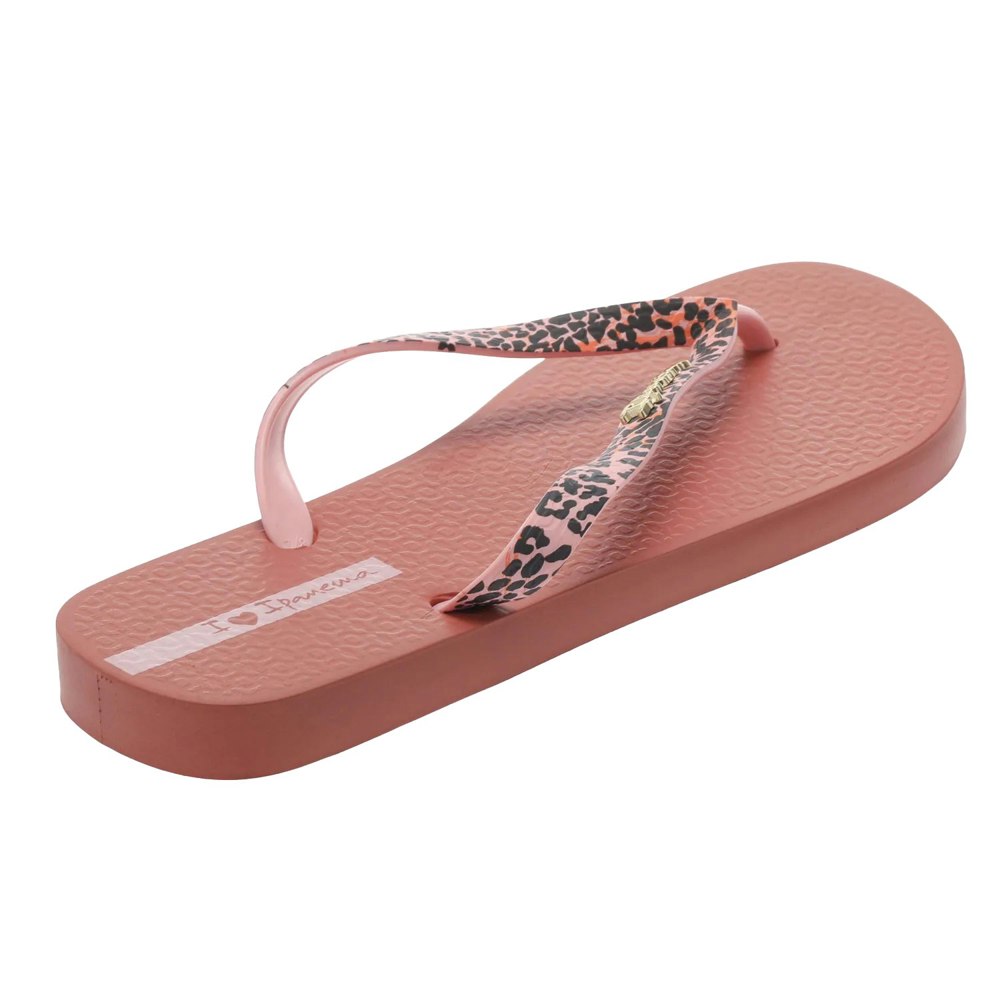 Infradito Ipanema Animal Print Vi F Donna: Comode E Alla Moda Con Stampa Animalier. Colore Beige/Nero/Rosa, Taglia 7.