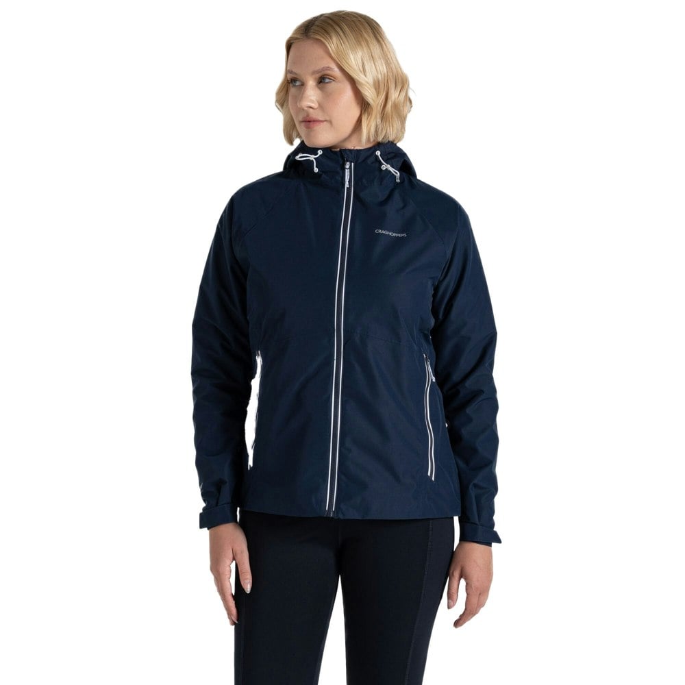 Craghoppers Womens/Ladies Brielle Waterproof Jacket - Blue Navy