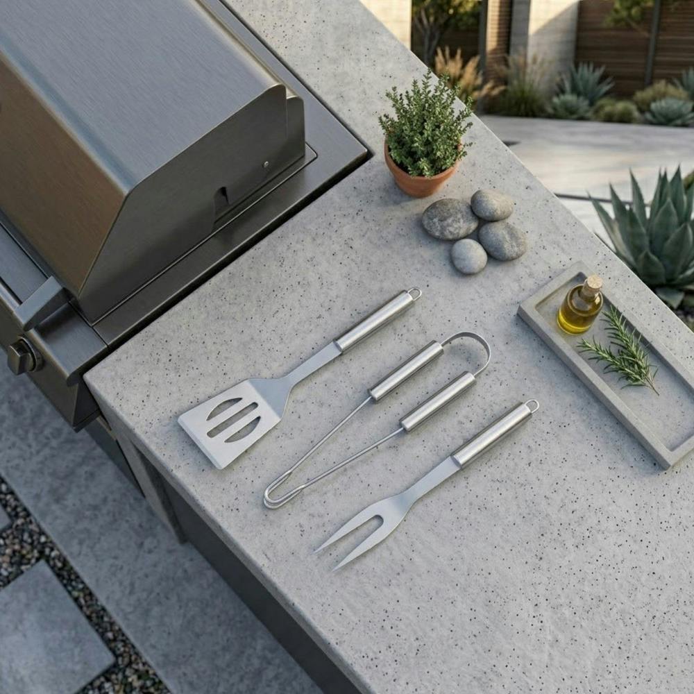 Garden Greatness Deluxe Stainless Steel BBQ Tool Set
