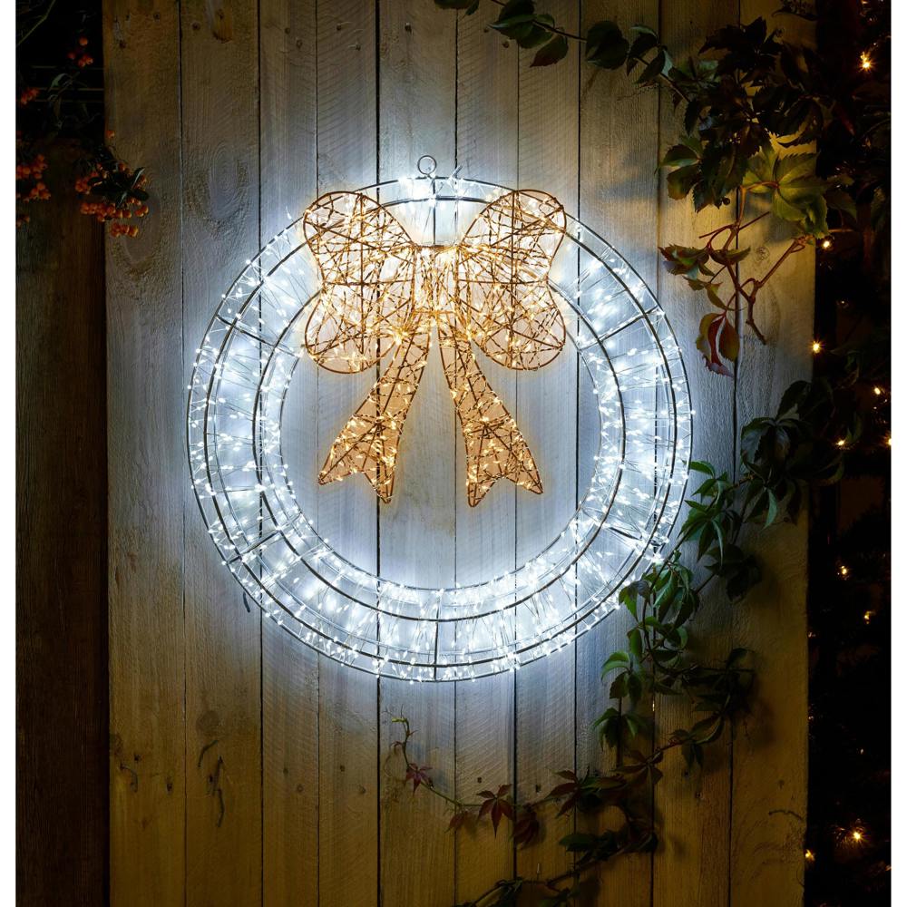Scotts of Stow 1440 LED Galaxy Wreath Cool White 50cm LV
