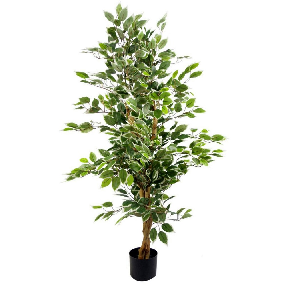 Leaf 130cm Leaf Realistic Artificial Ficus Tree / Plant