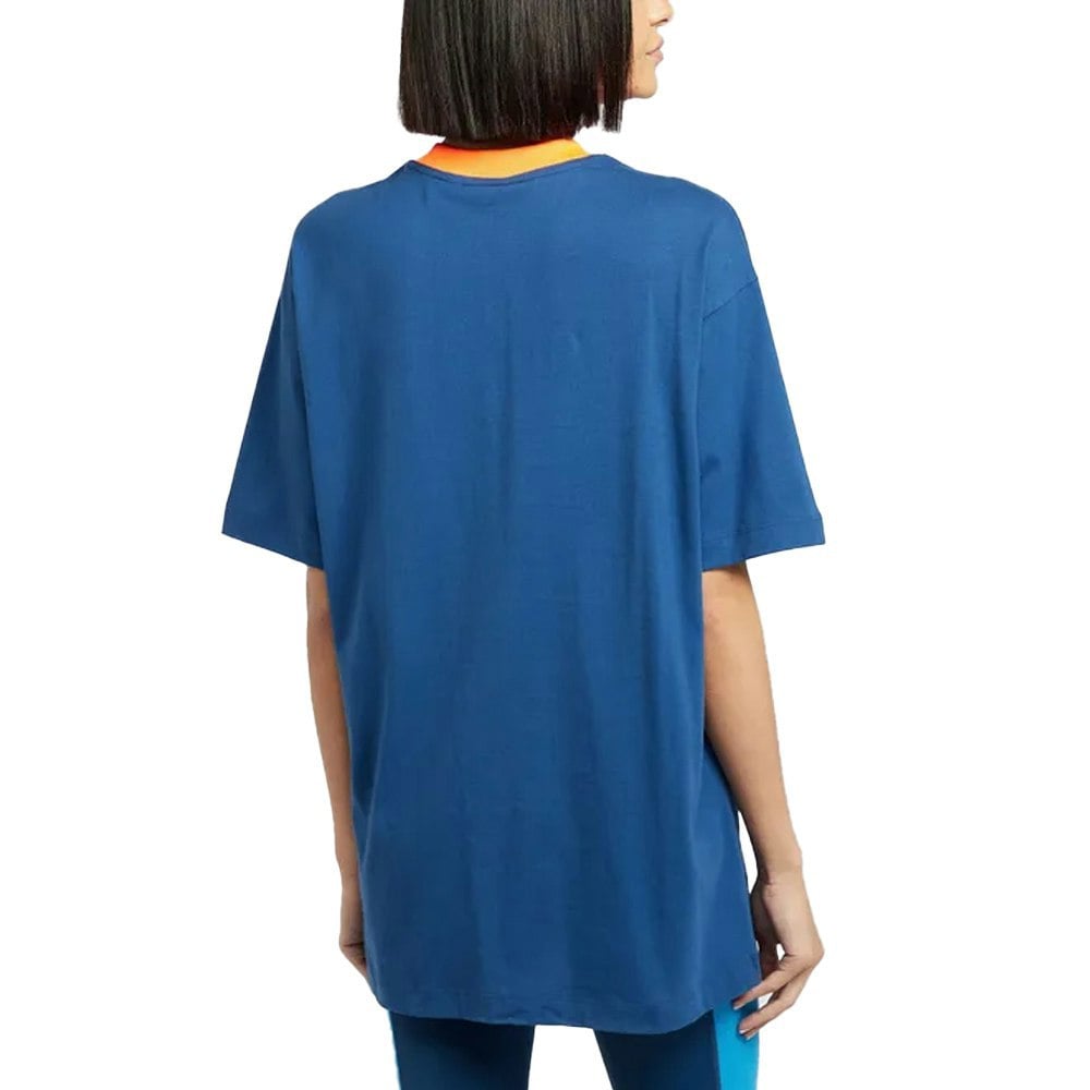 Red Run Womens/Ladies Elektra Oversized T-Shirt - Navy
