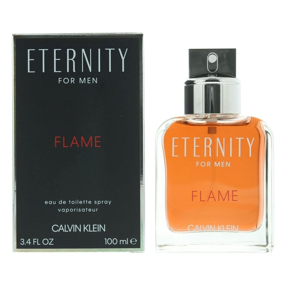 Calvin Klein Eternity For Men Flame 100ml Eau De Toilette EDT Spray For Him