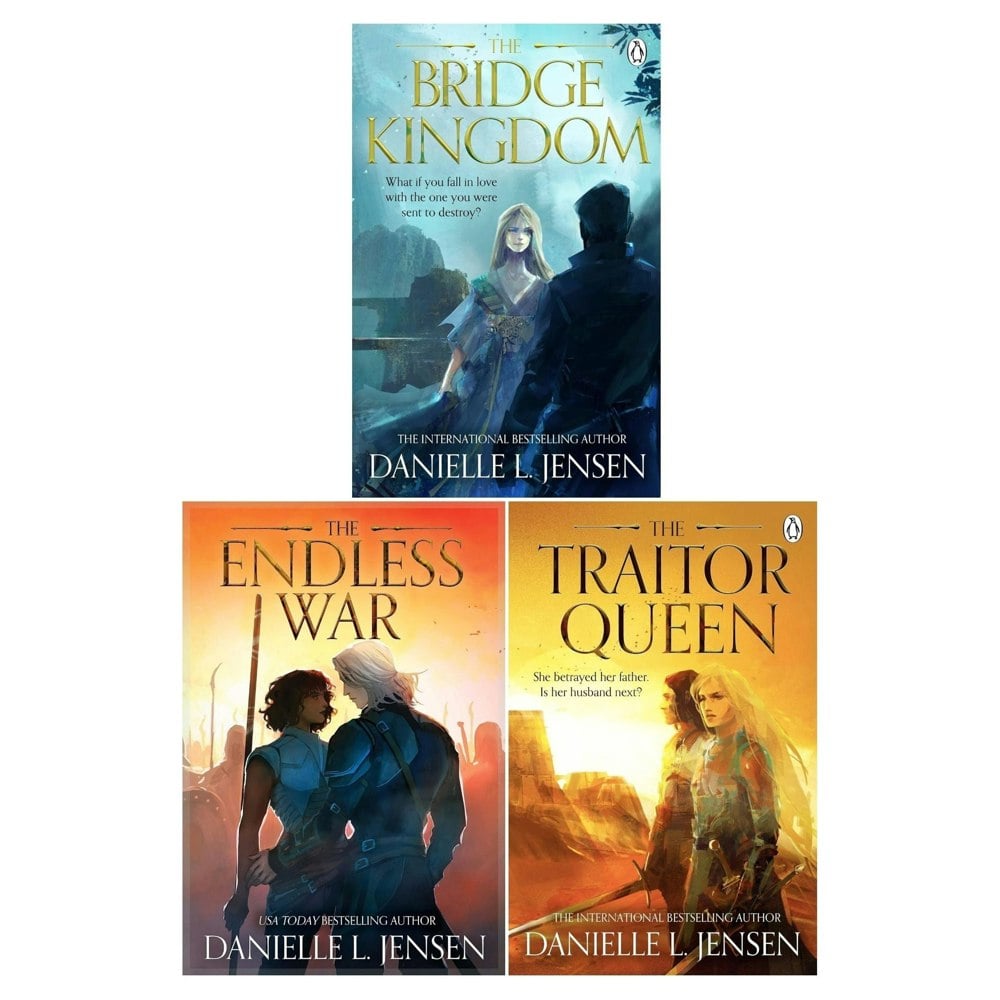Danielle Jensen The Bridge Kingdom Series 3 Book Set Bridge Kingdom, Traitor Queen, Endless War