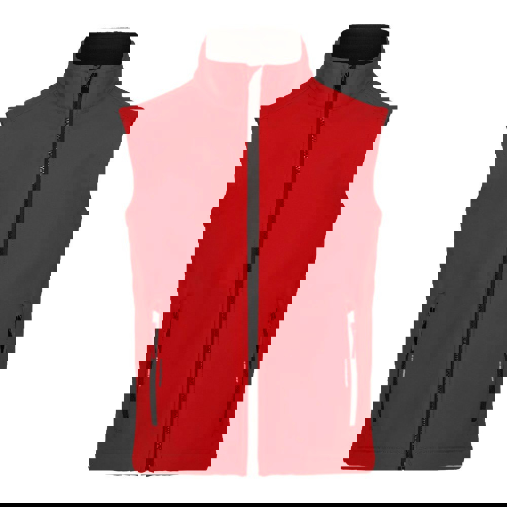 Regatta Childrens/Kids Ablaze Softshell Reflective Gilet - Classic Red/Black