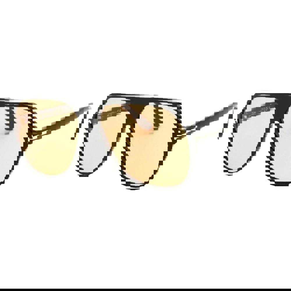 Tom Ford Hayes Brown Lens Shiny Black Sunglasses