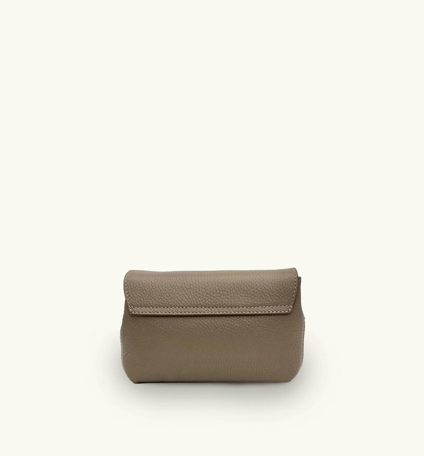 Apatchy London The Maddie Leather Bag - Mushroom