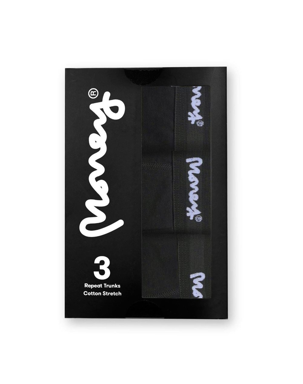Money Triple Black Boxers 3pk Black