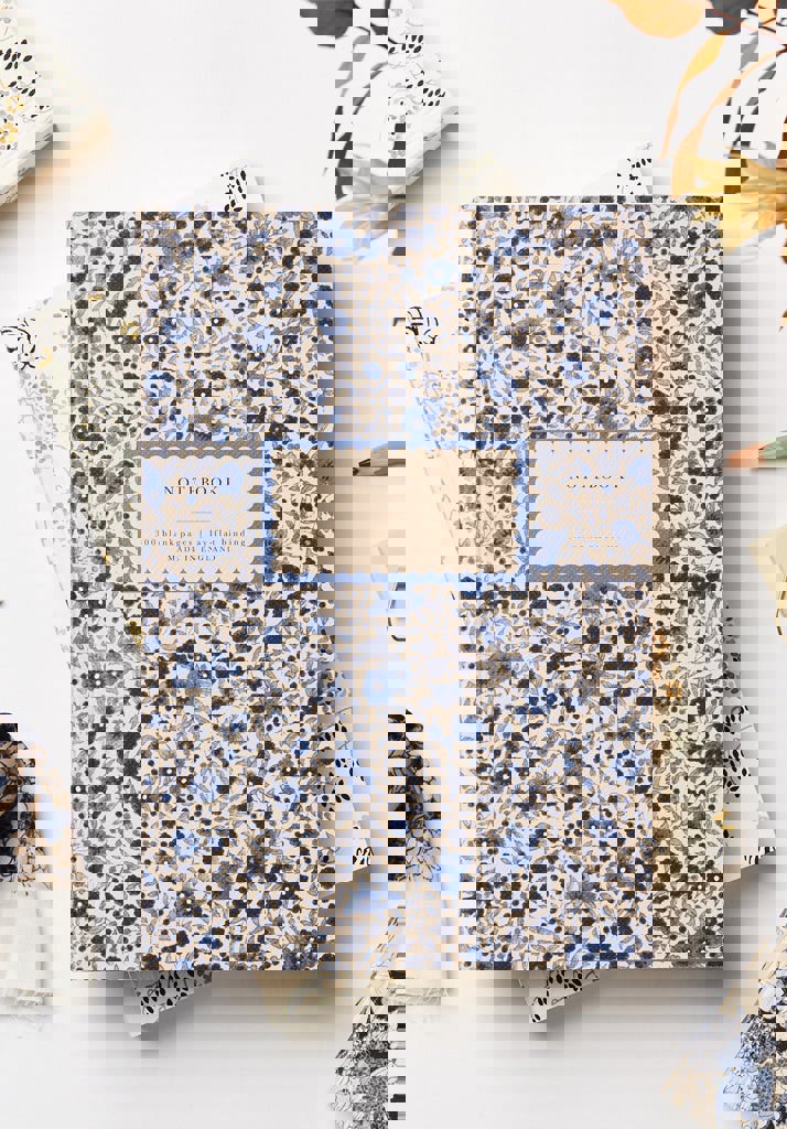 Heirloom Wild Aster Lay Flat Notebook