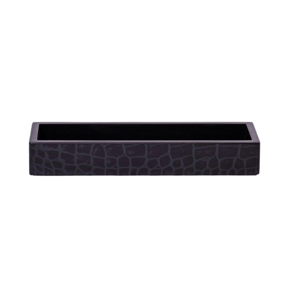 Chelsea Pen Tray - Luxury Croc Noir