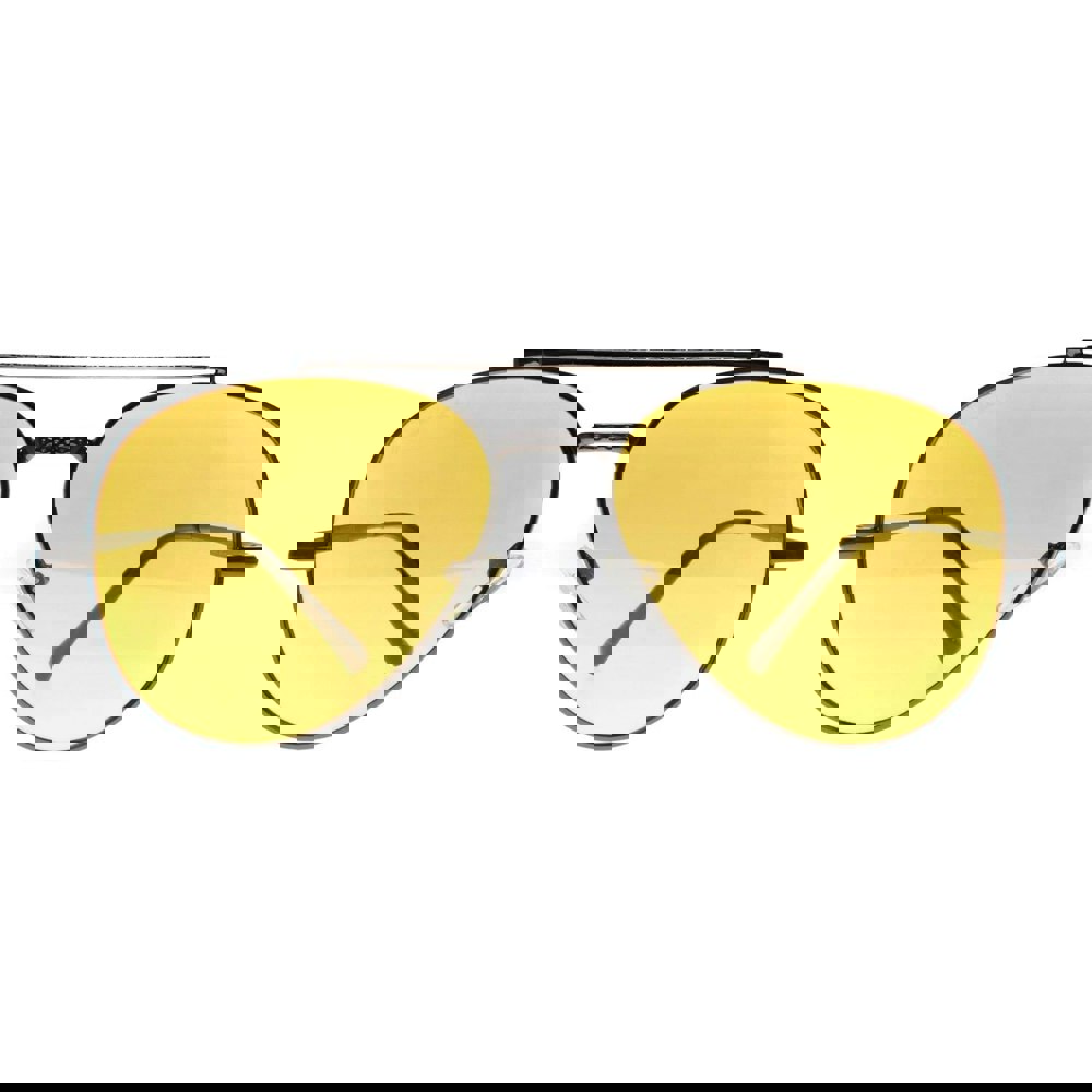 Montana Sunglasses MP185 G Shiny Gunmetal Yellow Polarized