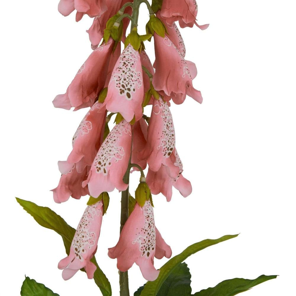 Wyld Haus Set of 3 Artificial Flowers Pale Pink Foxglove Stems
