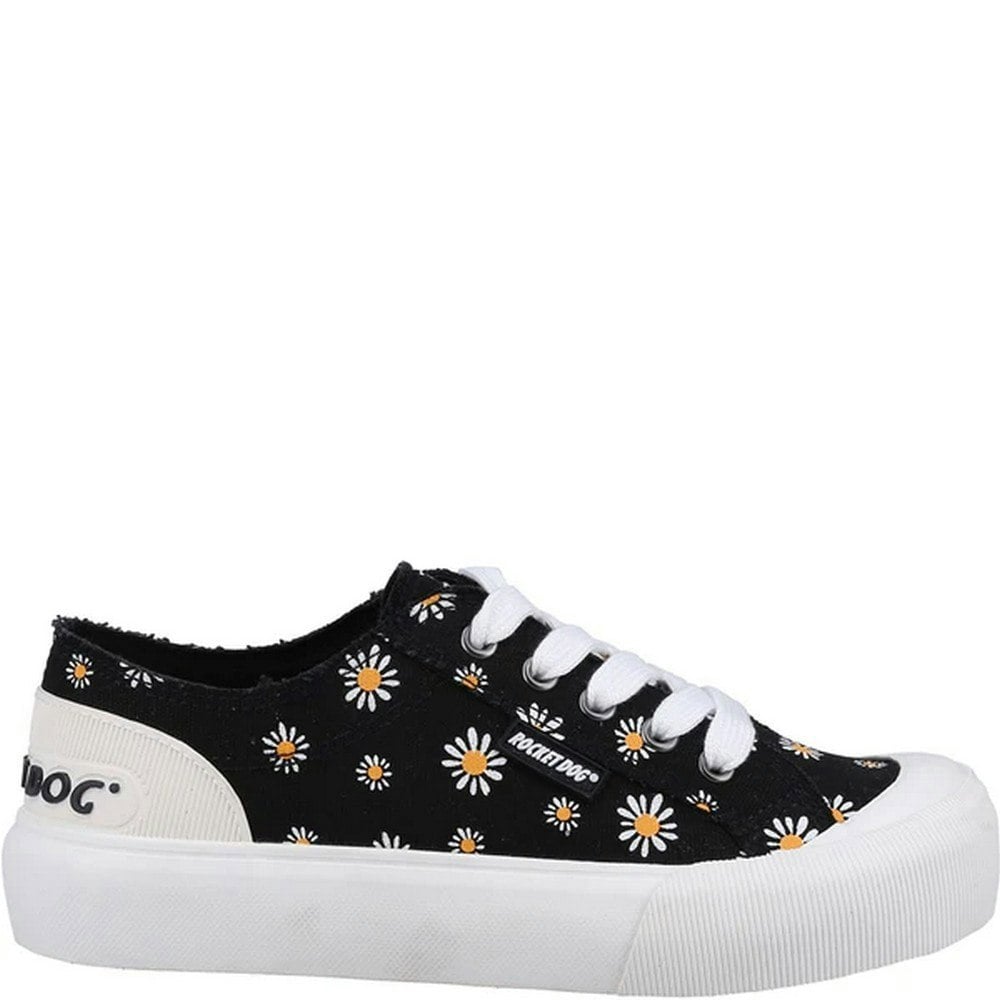 Rocket Dog Womens Jazzin Plus Dixie Trainers - Black