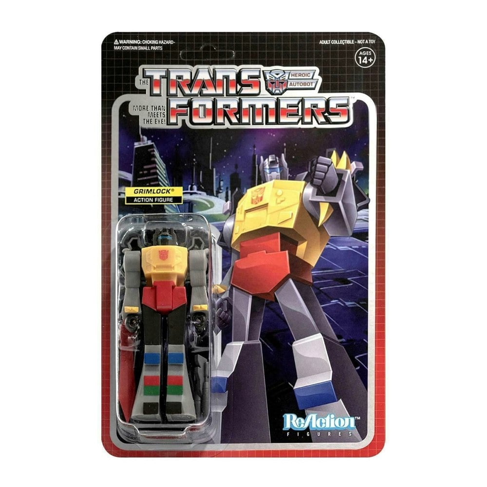 transformers grimlock 3.75 inch action figure re action figures super7