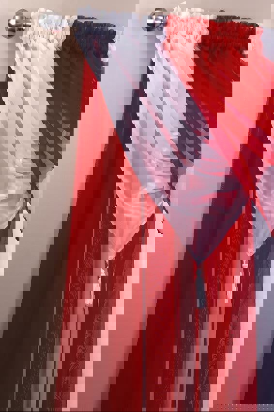 Alan Symonds Tassled Voile Swag Panel