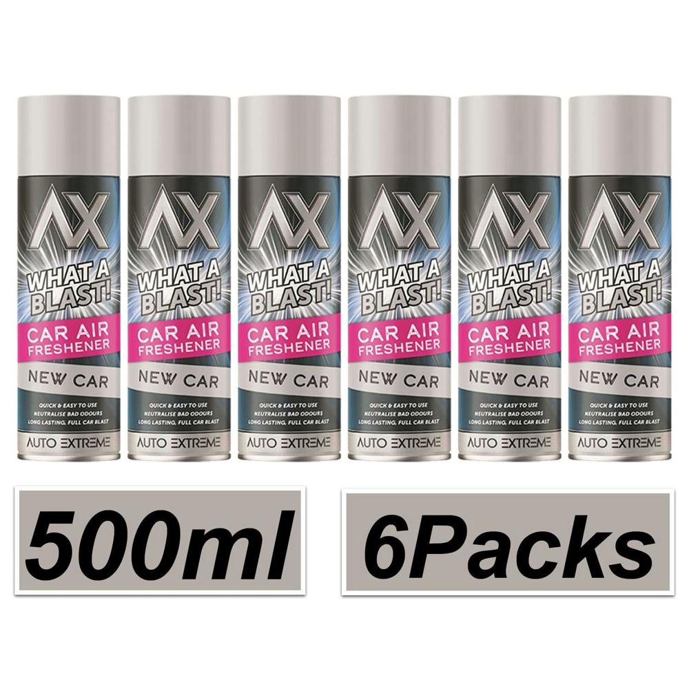 Auto Extreme 6X - What A Blast! New Car Car Air Freshener Spray 500ml