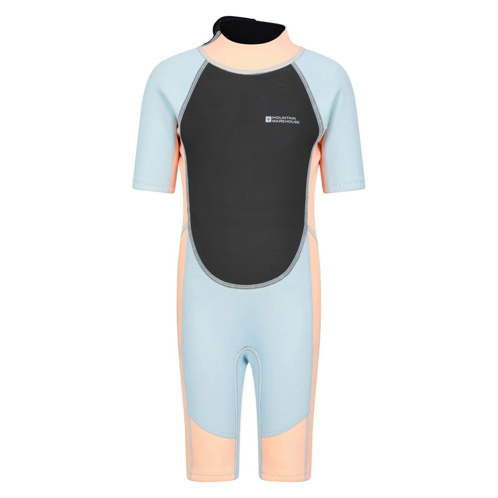 Mountain Warehouse Kids Contrast Panel Wetsuit - Peach