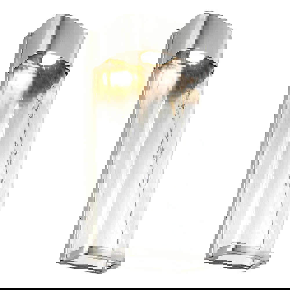 Outdoor IP44 Wall Light Painted Brushed Steel LED 14W d00620 Loops