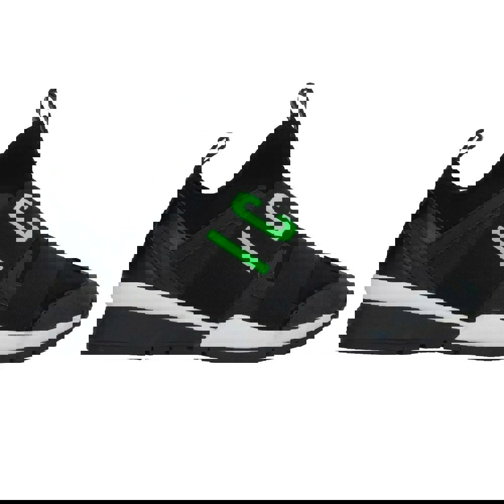 Dsquared2 Green ICON Logo Strap Black Sneakers - Nova Clothing