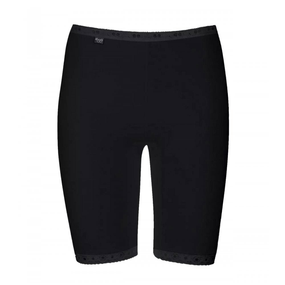 Sloggi Basic+ Cotton Long Shorts, Black