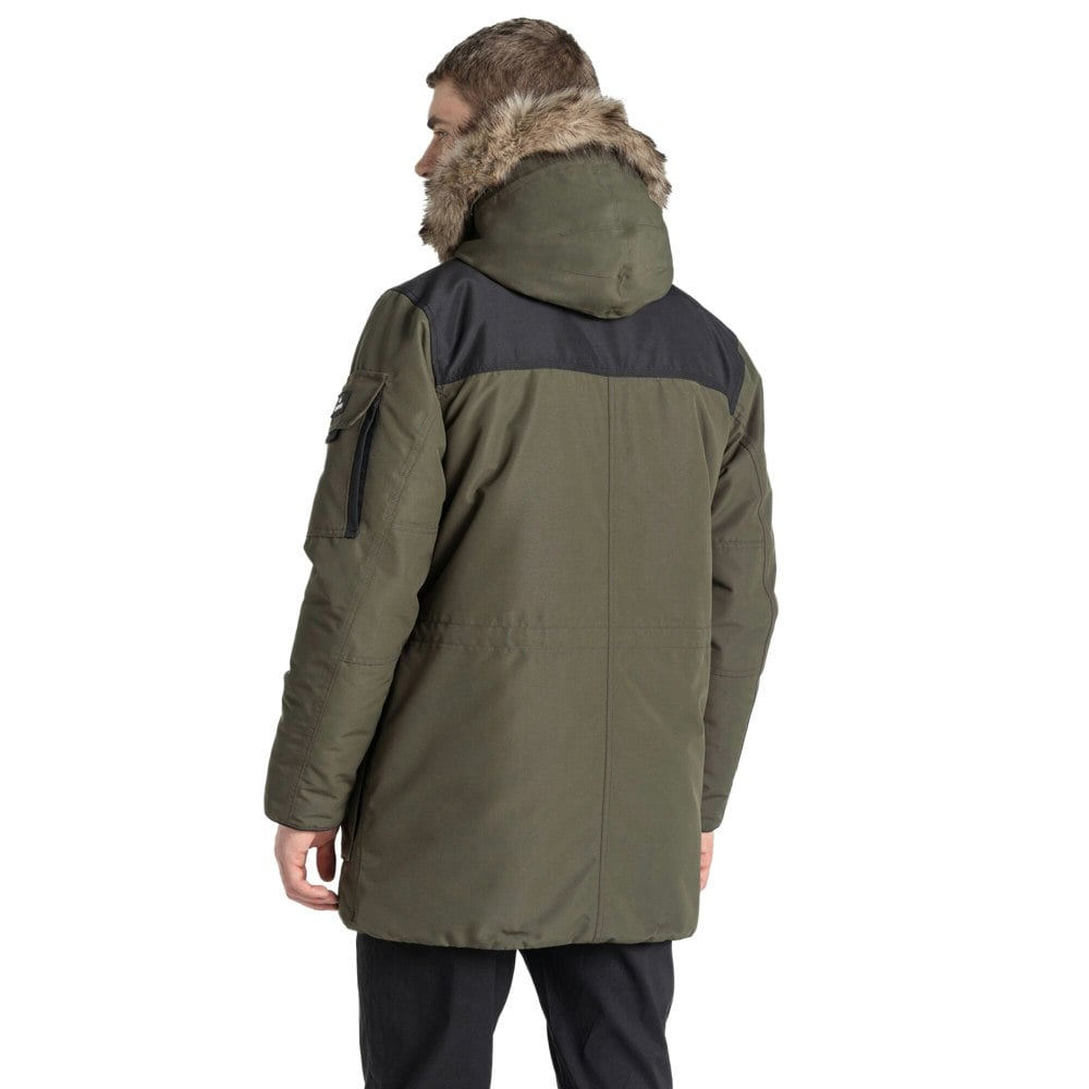 Craghoppers Mens Bishorn III Waterproof Jacket - Woodland Green/Black