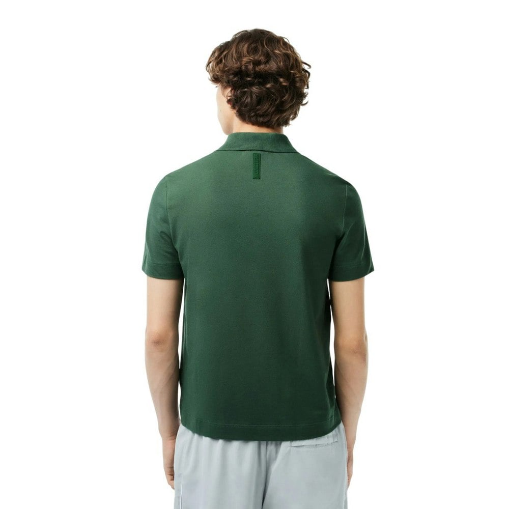 Lacoste Mens Movement Pique Regular Polo Shirt - Green