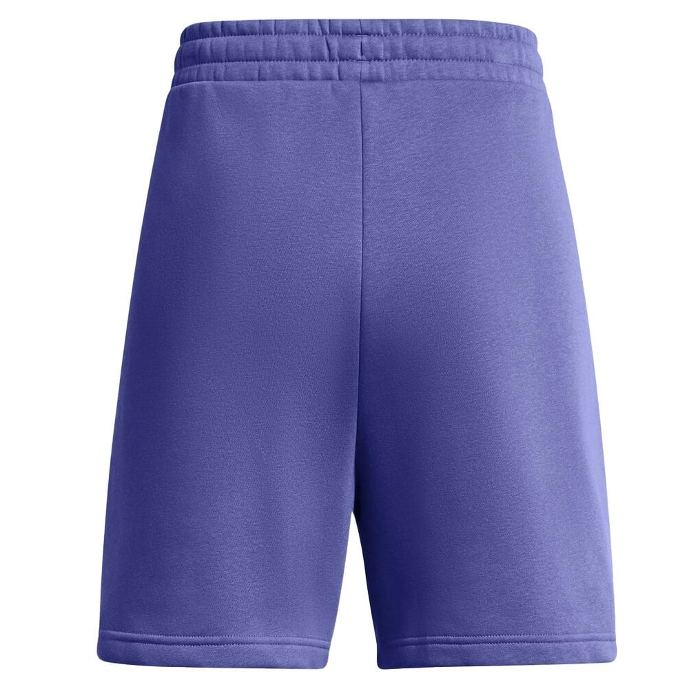 Under Armour Womens Fleece Logo Boyfriend Shorts - Purple