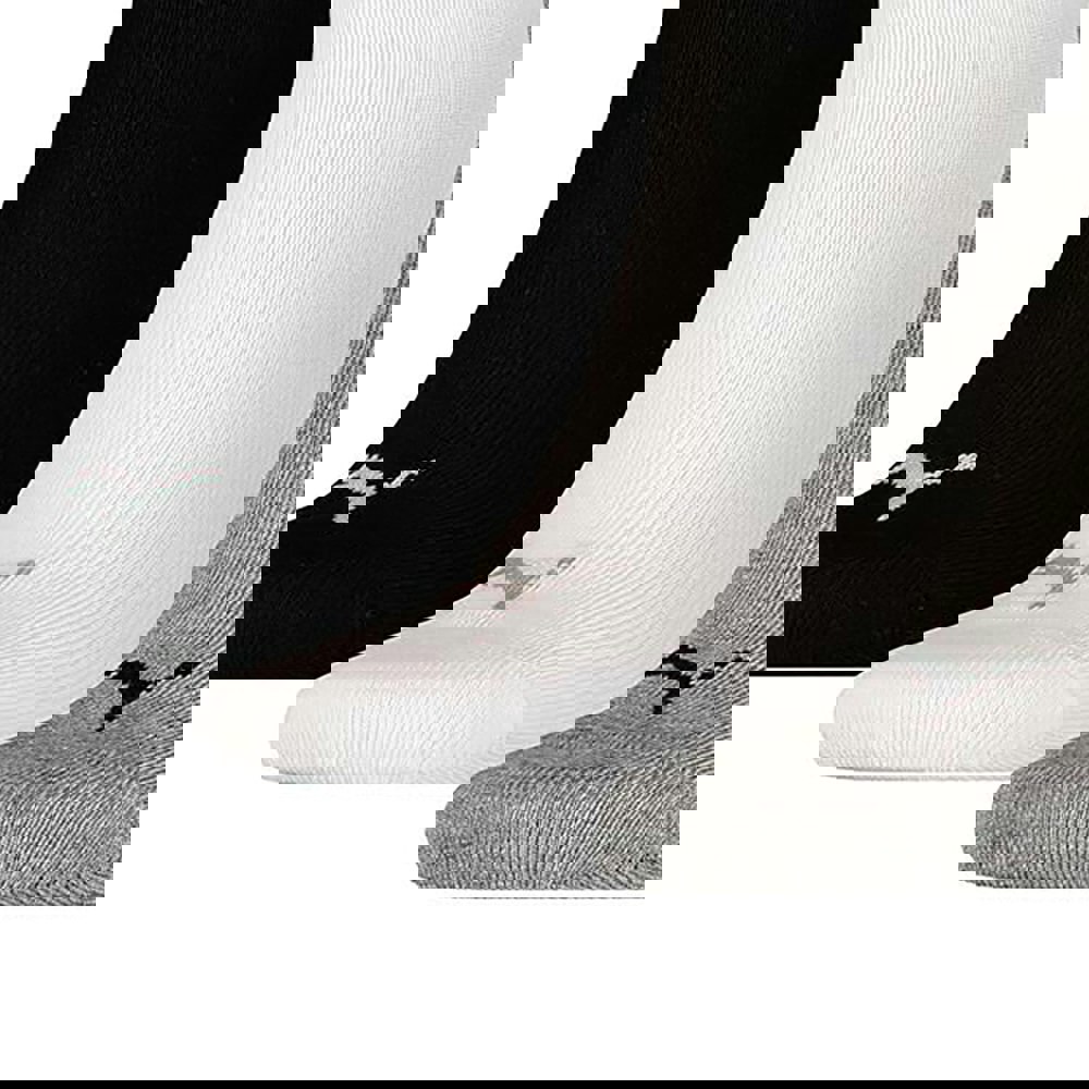 Puma Unisex Adult Invisible Socks (Pack of 3) - Grey/White/Black
