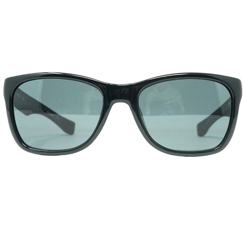 Lacoste Grey Polarised Lens Black Sunglasses
