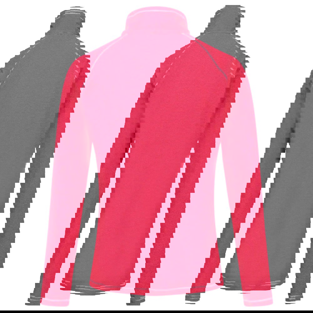 Regatta Great Outdoors Womens/Ladies Montes Half Zip Fleece Top - Pink Potion