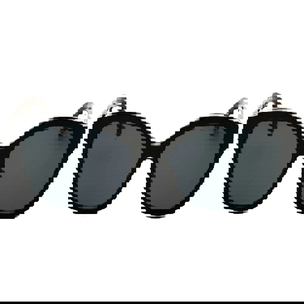 Marc Jacobs Grey Lens Gold Logo Black Sunglasses One Size