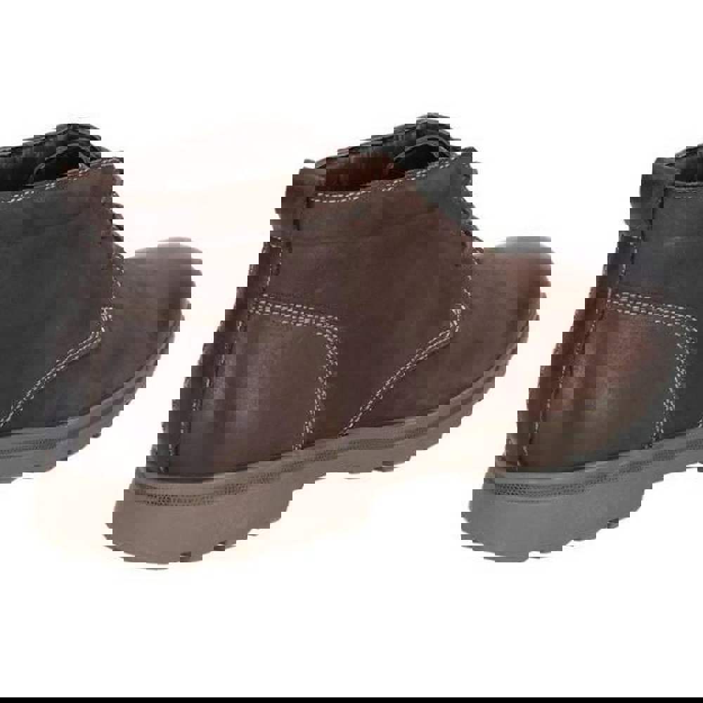 Hush Puppies Mens Tyson Chukka Nubuck Leather Boot - Brown