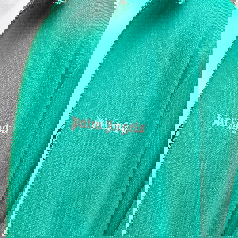 Palm Angels Classic Logo Track Jacket 'Green' - Supplied FashionPalm Angels
