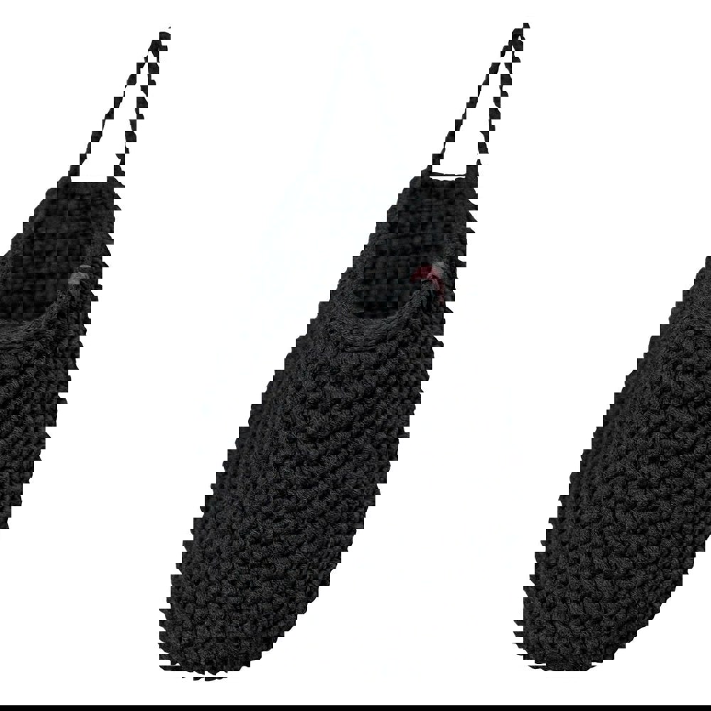 Zuri House Crochet hanging bags | CHARCOAL