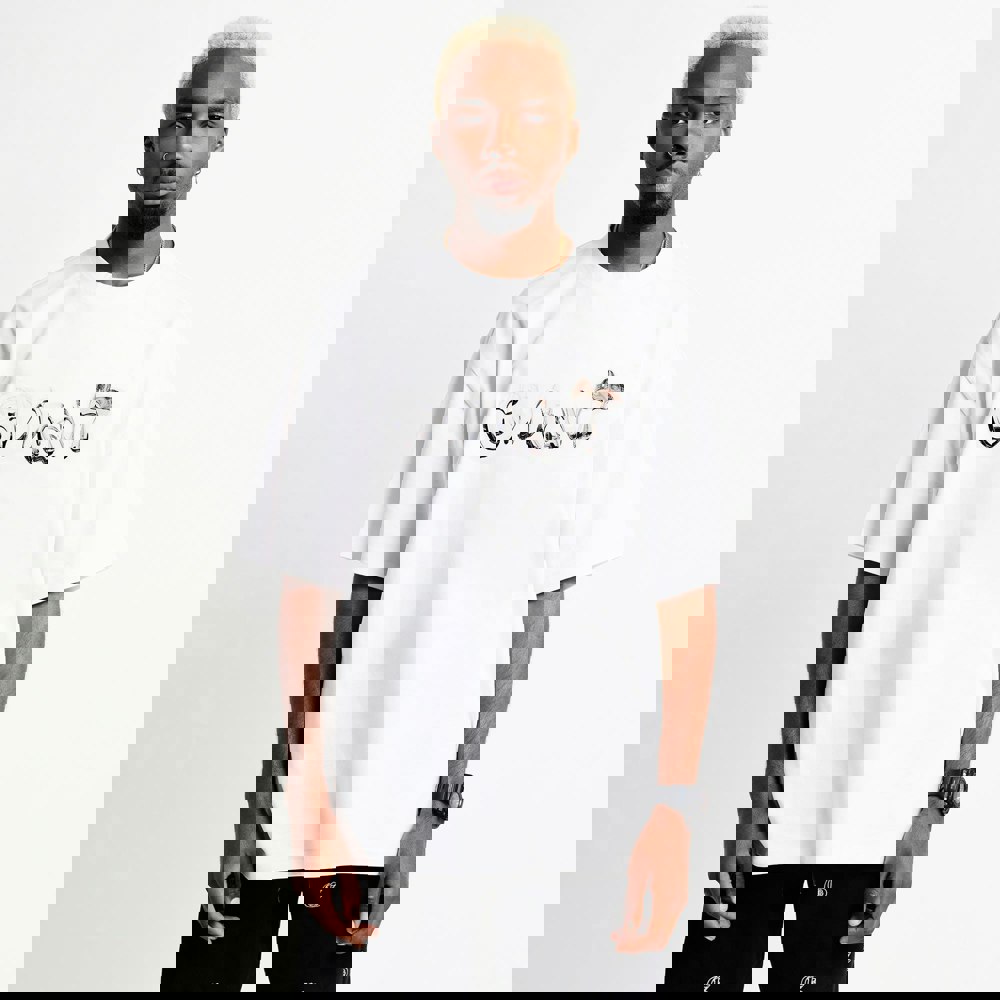 Silver Chrome Tee - White - GVNMNT Clothing Co', European streetwear.