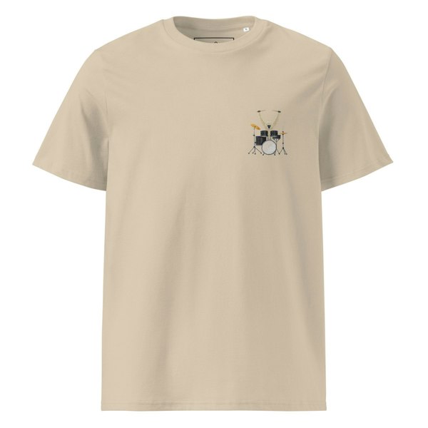 ANCHOR & CREW The Drum Monkey Organic Cotton Embroidered T-Shirt