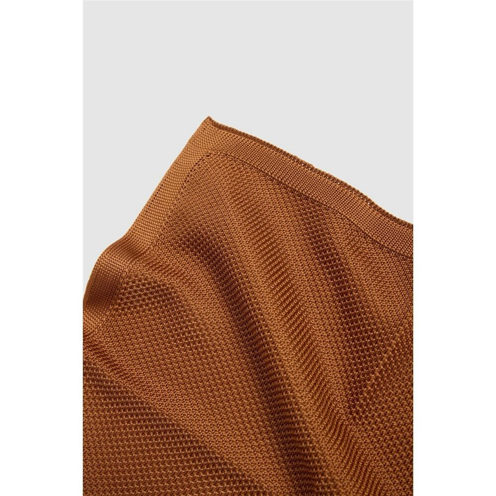Antique Rogue Rust Knitted Pocket Square