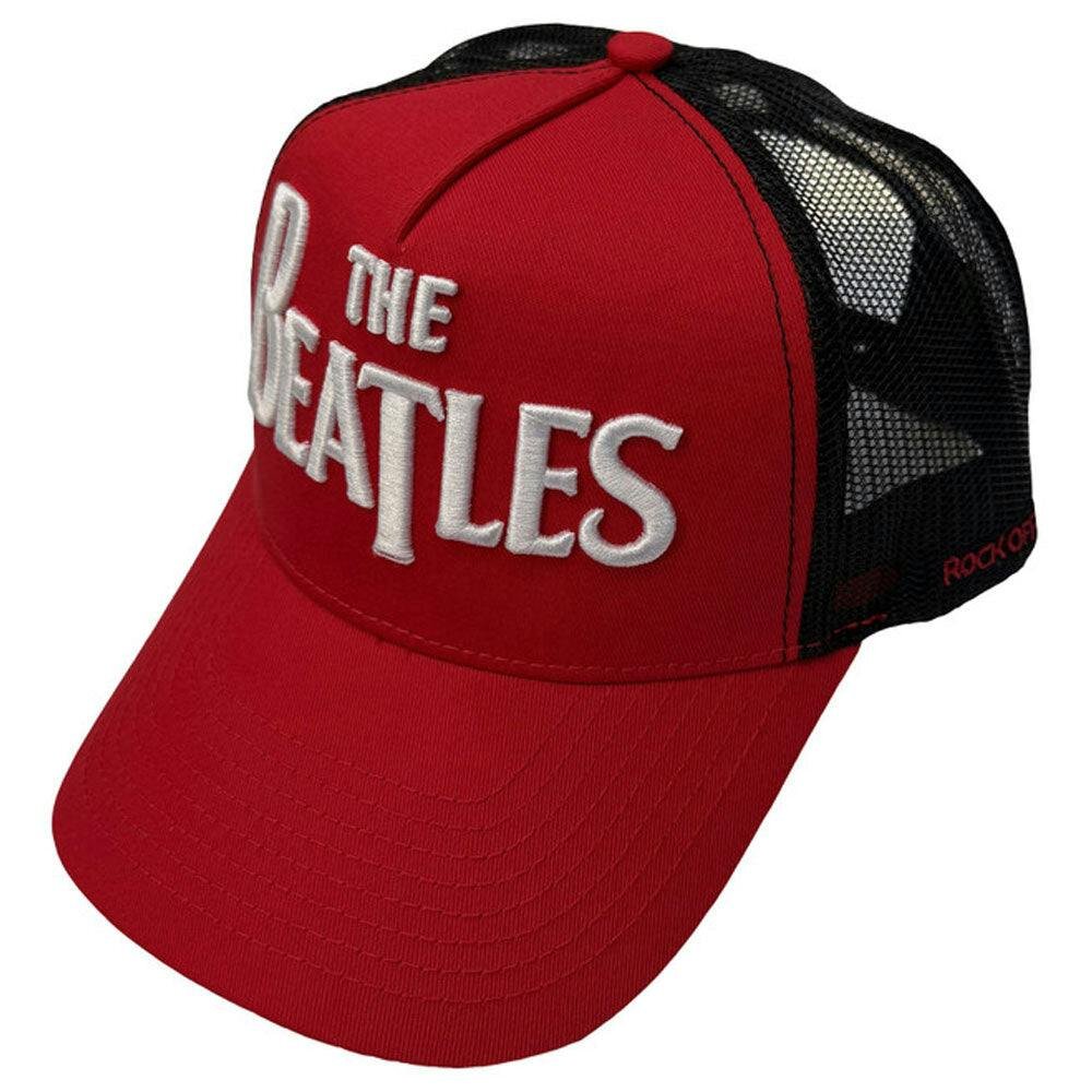 The Beatles Drop T Logo And Apple Trucker Cap