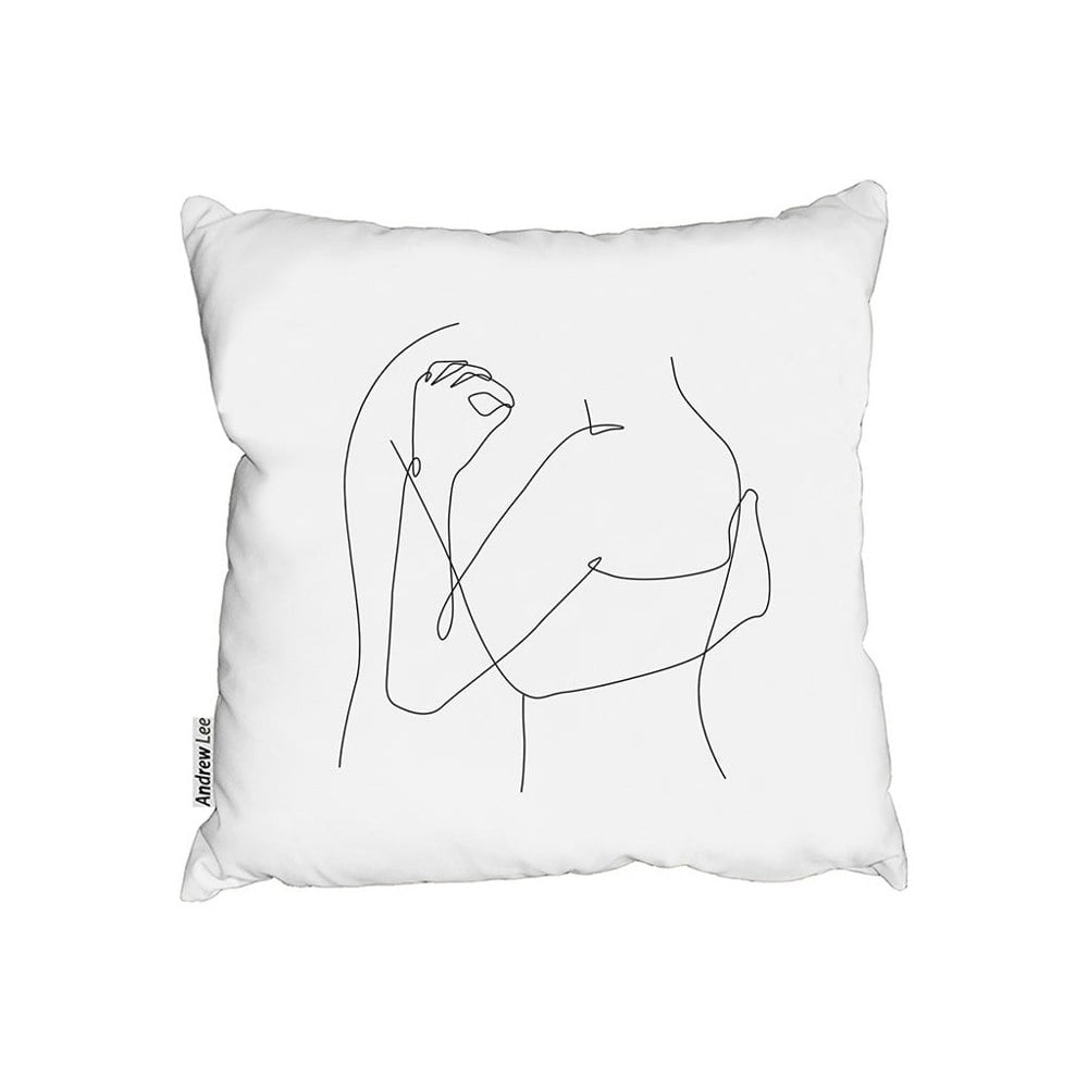 Benjamin Tate Design Line Art Hug (Outdoor Cushion)