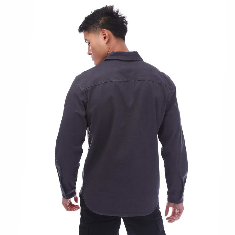 Jack And Jones Mens Stretch Overshirt - Navy