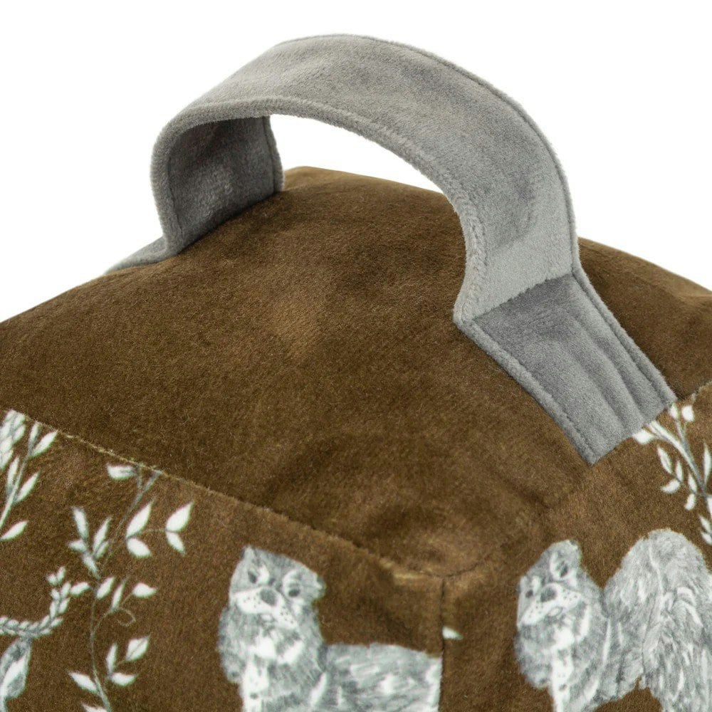 Furn Buckthorn Velvet Woodland Doorstop - Amber
