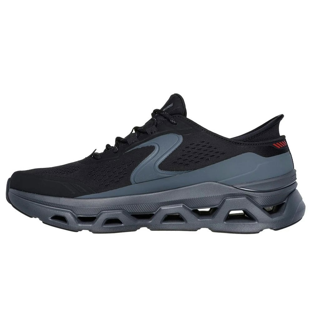 Skechers Mens Altus Glide-Step Trainers - Black/Charcoal