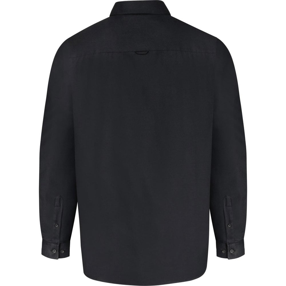 Duke Mens D555 Richard Oxford Kingsize Long-Sleeved Shirt - Black